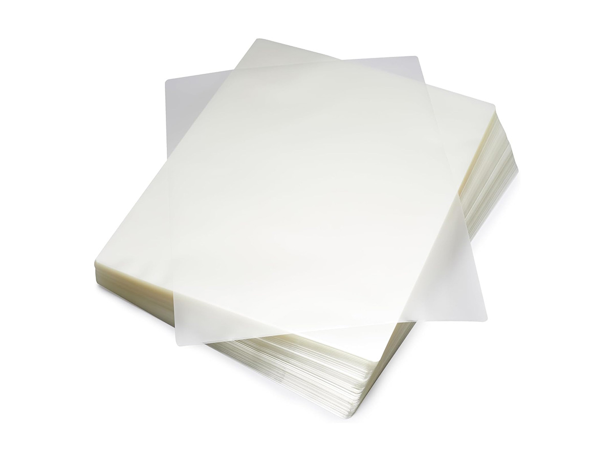 Amazon Basics Hojas laminadoras de papel de plástico