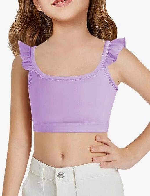 Haloumoning Sujetador de entrenamiento para niñas