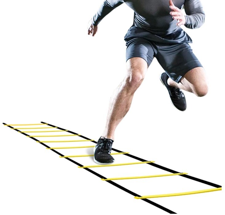GHB Pro Agility Ladder Agility Training Ladder Speed 12 Rung 20ft with Carrying Bag