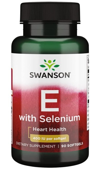 Swanson Vitamina E y selenio 90 Sgels