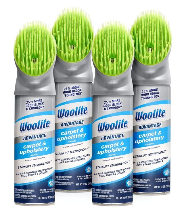 BISSELL® Woolite® Advantage – Limpiador de alfombras y tapicería, paquete de 4, 3325