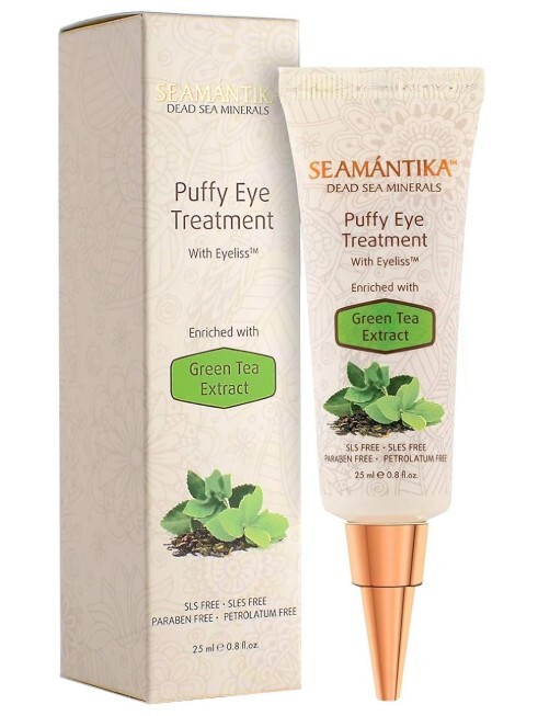 Tratamiento de ojos hinchados Resultados instantáneos – Elimina naturalmente arrugas, hinchazón, círculos oscuros y bolsas en cuestión de minutos – Crema hidratante para ojos con extracto de té verde