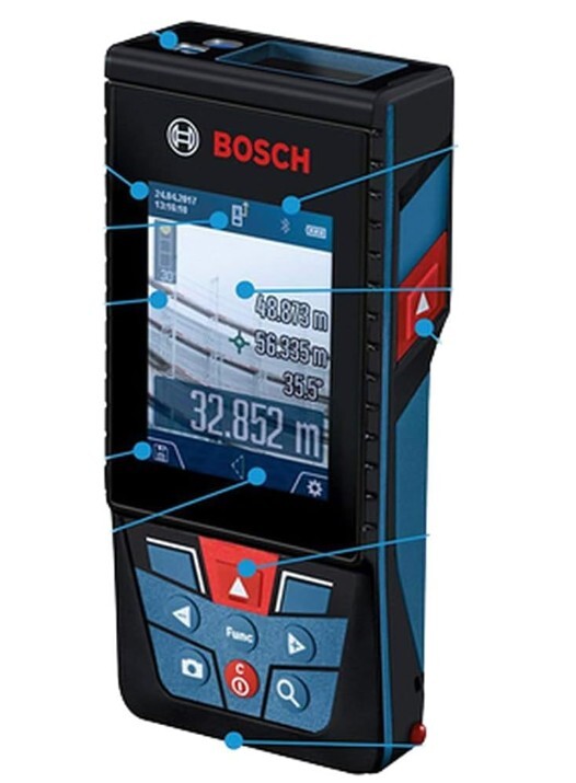 Bosch Professional GLM 120 – Medidor láser 3.6V (Versión UK, enchufe inglés)