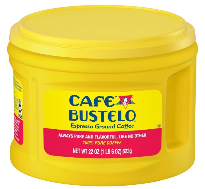 Café Bustelo Café molido espresso tostado oscuro, 22 onzas (paquete de 6)