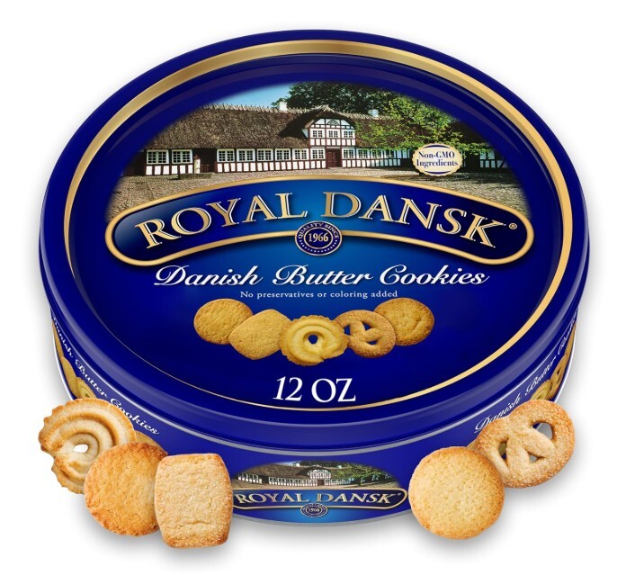 Royal Dansk Selección de galletas danesas, sin conservantes ni colorantes añadidos, 12 onzas