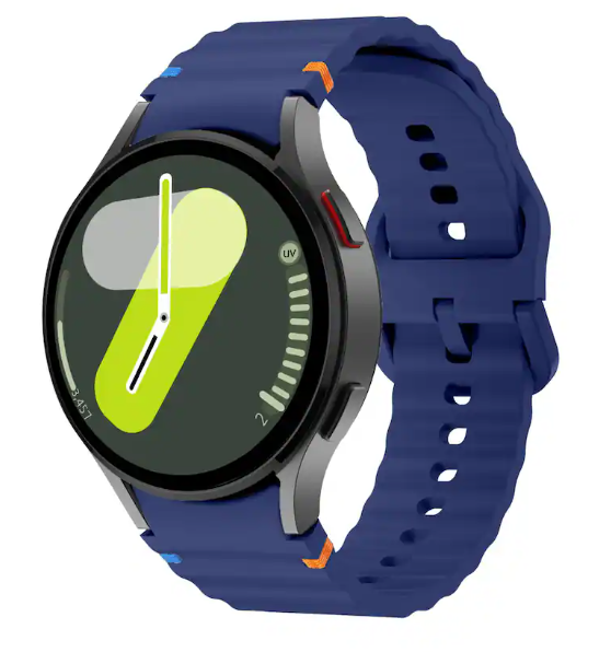 Stock Preferred – Sport Silicone Watch Band for Samsung Galaxy Watch 7/6/5/4 FE for 40mm & 44mm – DarkBlue