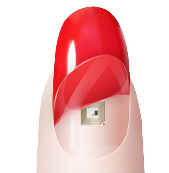 Smart Nail Chip under $5! kkbbma Smart Nail Chip, Smart Nail Sticker Built in Chip Smart Devices Soft