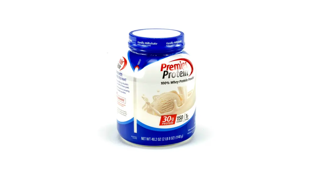 Premier Protein 100% Whey Protein Powder, Vanilla Milkshake, 30g Protein, 29 Servings